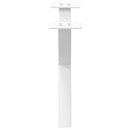 sofabordsben X-formet 2 stk. hvid 50x(30-31) cm stål