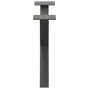 sofabordsben X-formet 2 stk. antracit 50x(30-31) cm stål