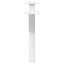 sofabordsben X-formet 2 stk. hvid 60x(30-31) cm stål