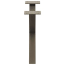 sofabordsben X-formet 2 stk. naturstål 60x(30-31) cm stål