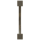 sofabordsben X-formet 2 stk. naturstål 70x(30-31) cm stål