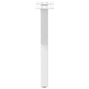 sofabordsben X-formet 2 stk. hvid 28 x (42-43) cm stål