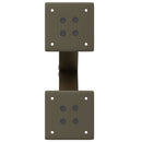 sofabordsben X-formet 2 stk. naturstål 28 x (42-43) cm stål