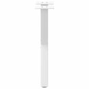 sofabordsben X-formet 2 stk. hvid 38 x (42-43) cm stål