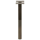 sofabordsben X-formet 2 stk. naturstål 38 x (42-43) cm stål