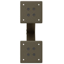 sofabordsben X-formet 2 stk. naturstål 38 x (42-43) cm stål