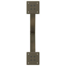 sofabordsben X-formet 2 stk. naturstål 60x(42-43) cm stål