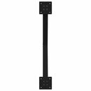 sofabordsben X-formet 2 stk. sort 70 x (42-43) cm stål