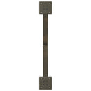 sofabordsben X-formet 2 stk. naturstål 70 x (42-43) cm stål