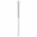 spisebordsben X-formet 2 stk. hvid 50x(72-73) cm stål