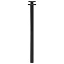 spisebordsben X-formet 2 stk. sort 57 x (72-73) cm stål