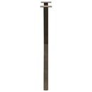 spisebordsben X-formet 2 stk. naturstål 57 x (72-73) cm stål