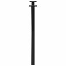 spisebordsben X-formet 2 stk. sort 80x(72-73) cm stål