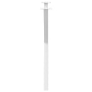 spisebordsben X-formet 2 stk. hvid 80x(72-73) cm stål