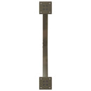 spisebordsben X-formet 2 stk. naturstål 80x(72-73) cm stål