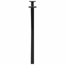 spisebordsben X-formet 2 stk. sort 90 x (72-73) cm stål