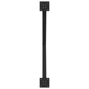 spisebordsben X-formet 2 stk. sort 90 x (72-73) cm stål