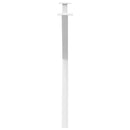 spisebordsben X-formet 2 stk. hvid 90 x (72-73) cm stål