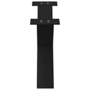 sofabordsben X-formet 2 stk. sort 70 x (30-31) cm stål
