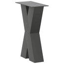 sofabordsben X-formet 2 stk. antracit 38 x (42-43) cm stål