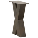 sofabordsben X-formet 2 stk. naturstål 38 x (42-43) cm stål