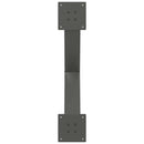 sofabordsben X-formet 2 stk. antracit 70 x (42-43) cm stål