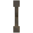 sofabordsben X-formet 2 stk. naturstål 70 x (42-43) cm stål
