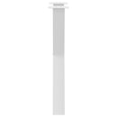 spisebordsben X-formet 2 stk. hvid 60 x (72-73) cm stål