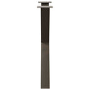 spisebordsben X-formet 2 stk. naturstål 70 x (72-73) cm stål