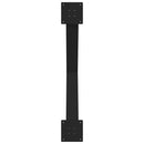 spisebordsben X-formet 2 stk. sort 90 x (72-73) cm stål