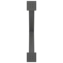 spisebordsben X-formet 2 stk. antracit 90 x (72-73) cm stål