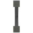 spisebordsben X-formet 3 stk. antracit 70 x (72-73) cm stål