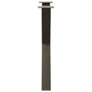 spisebordsben X-formet 3 stk. naturstål 70x(72-73) cm stål