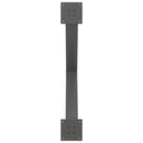 spisebordsben X-formet 3 stk. antracit 90x(72-73) cm stål