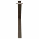 spisebordsben X-formet 3 stk. naturstål 90x(72-73) cm stål
