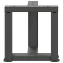 sofabordsben T-formet 2 stk. antracit 30x25x(30-31) cm stål