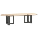 sofabordsben T-formet 2 stk. antracit 30x25x(30-31) cm stål
