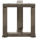 sofabordsben T-formet 2 stk. sort 30x25x(30-31) cm stål