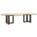 sofabordsben T-formet 2 stk. sort 30x25x(30-31) cm stål