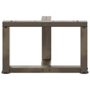 sofabordsben T-formet 2 stk. sort 40x25x(30-31) cm stål