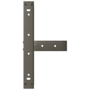sofabordsben T-formet 2 stk. sort 40x25x(30-31) cm stål
