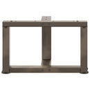 sofabordsben T-formet 2 stk. sort 50x25x(30-31) cm stål
