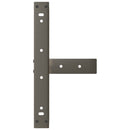 sofabordsben T-formet 2 stk. sort 50x25x(30-31) cm stål