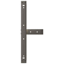 sofabordsben T-formet 2 stk. sort 60x25x(30-31) cm stål