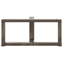 sofabordsben T-formet 2 stk. sort 70x25x(30-31) cm stål
