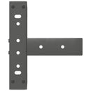 sofabordsben T-formet 2 stk. antracit 28x25x(42-43) cm stål