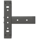 sofabordsben T-formet 2 stk. antracit 38x25x(42-43) cm stål