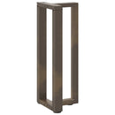 konsolbordben T-formet 2 stk. sort 25x28x(72-73) cm stål