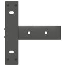 konsolbordben T-formet 2 stk. antracit 38x25x(72-73) cm stål