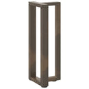 konsolbordben T-formet 2 stk. sort 38x25x(72-73) cm stål